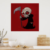 Kleiner Sensenmann Poster (Küche)