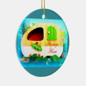 Kleiner Sinti und Romawohnwagen Casa Keramikornament (Rechts)