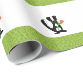 Kleiner Skunk mit einer Blume Geschenkpapier (Rolleneckpunkt)