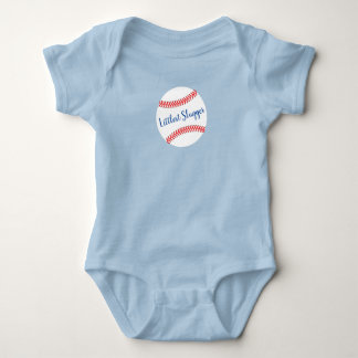 Kleiner Slugger Baseball Baby Strampler