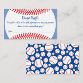 Kleiner Slugger Baseball Babydusche Windelwanne Begleitkarte (Vorne/Hinten)