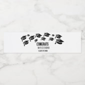 Kleiner Smaragd-Abschluss-Flasche Wasserflaschenetikett (Einzelnes Label)