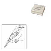 Kleiner Song Bird Gummistempel (Stempel)