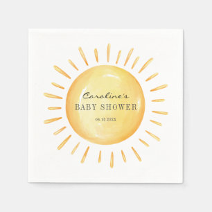 Kleiner Sonnenschein Baby Shower Serviette