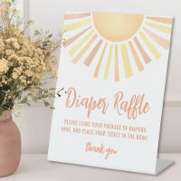 Kleiner Sonnenschein Baby Shower Windel Raffle