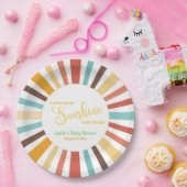 Kleiner Sonnenschein-Babydusche Pappteller (Party)