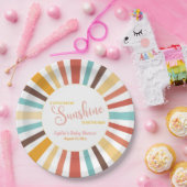 Kleiner Sonnenschein-Babydusche Pappteller (Party)