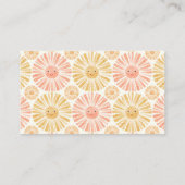 Kleiner Sonnenschein-Babydusche-Windelwanne Begleitkarte (Rückseite)