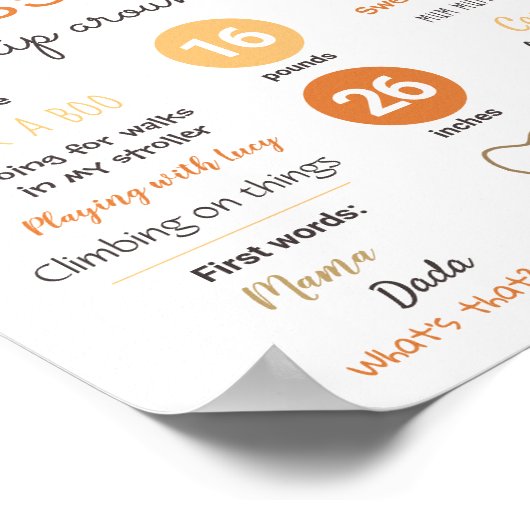 Kleiner Sonnenschein Erster Ausflug Poster (Ecke)