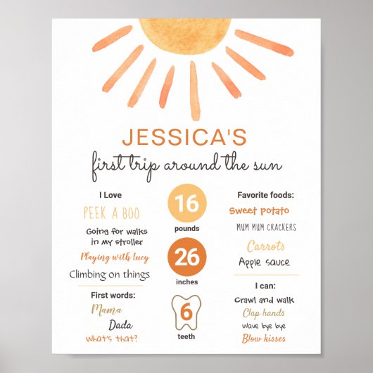 Kleiner Sonnenschein Erster Ausflug Poster (Vorne)