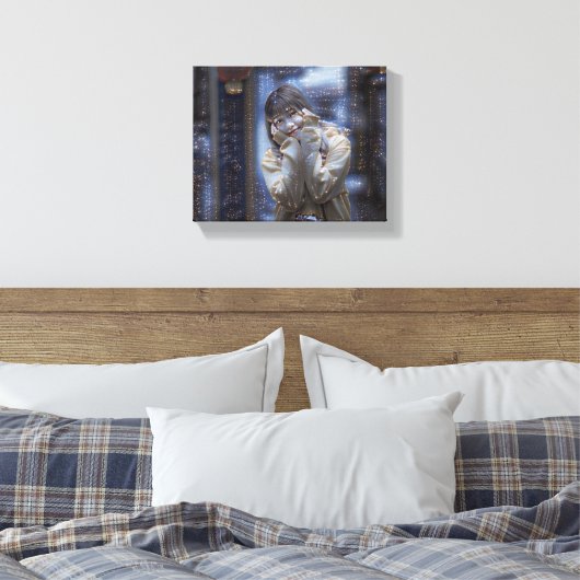 "Kleiner Sonnenschein in Gelb Leinwanddruck (Insitu (Schlafzimmer))