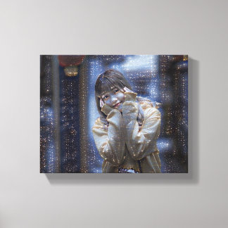 "Kleiner Sonnenschein in Gelb Leinwanddruck