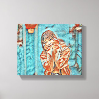 "Kleiner Sonnenschein in Gelb" Leinwanddruck