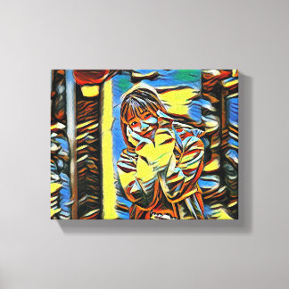 "Kleiner Sonnenschein in Gelb" Leinwanddruck