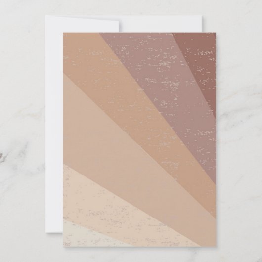 Kleiner Sonnenschein, moderne Boho Babydusche Einladung (Rückseite)