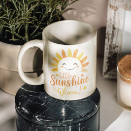 Kleiner Sonnenschein personalisierter Mug Kaffeetasse