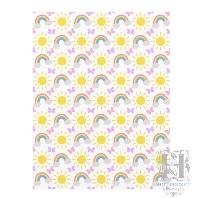 Kleiner Sonnenschein & Regenbogen Scrapbook Papier (Von Creator hochgeladen)