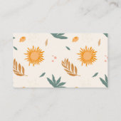 Kleiner Sonnenstrahl Diaper Raffle Baby Dusche Begleitkarte (Rückseite)