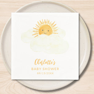 Kleiner Sonnenstrahl Geschlechtsneutrale Babyparty Serviette