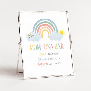 Kleiner Sonnenstrahl Regenbogen-Mama-Osa-Bar-Schil Poster