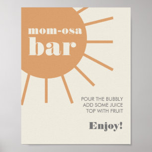 Kleiner Sonnenstrahl Vintage Mama-Osa Bar Poster
