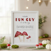 Kleiner Spaß Typ Mushroom Kinderdusche Windeln Raf Poster