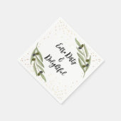 Kleiner Spaßiger Martini Abend Serviette (Ecke)