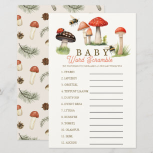 Kleiner Spaßpilz-Pilz-Bienenjunge-Baby-Wortverwirr