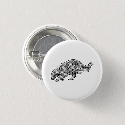 Kleiner Speckling Burst Button (Vorne & Hinten)