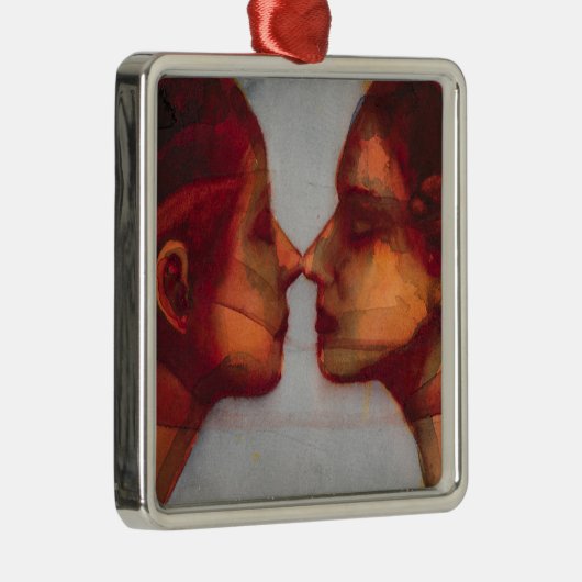 Kleiner Spiegel-Zwilling 2003-07 Ornament Aus Metall (Rechts)