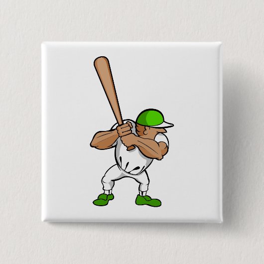 Kleiner Spieler des großen Schlägers Button (Vorderseite)