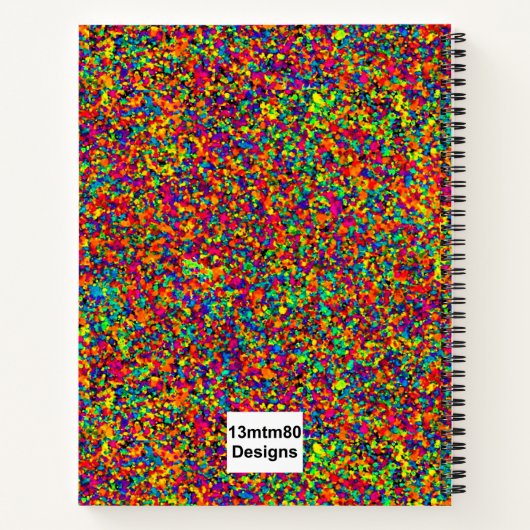 Kleiner Spritzer - Notebook Notizblock (Rückseite)