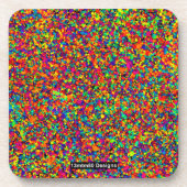 Kleiner Spritzer - Untersetzer aus Kunststoffen (Vorderseite)