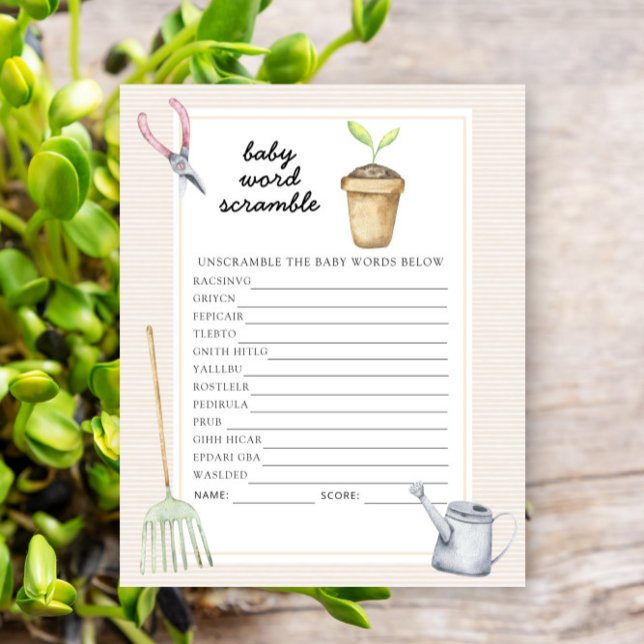 Kleiner Spross - Baby Word Scramble Game (Von Creator hochgeladen)