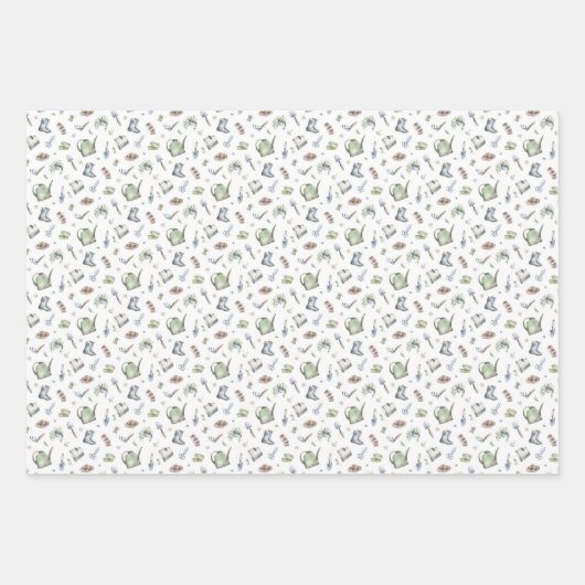 Kleiner Spross oder Garten Geschenkpapier Set (Vorderseite 3)