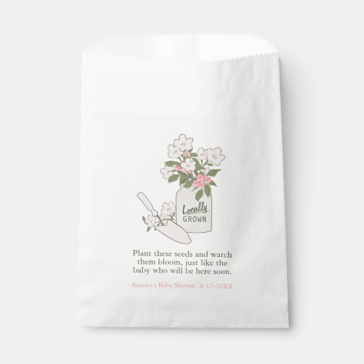 Kleiner Sprout Garten Samen Geschenktütchen (Vorderseite)