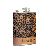 Kleiner Steampunk-Individuelle Name Flachmann (Rechts)