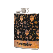 Kleiner Steampunk Rusty Balloon Theme Individuelle Flachmann (Links)