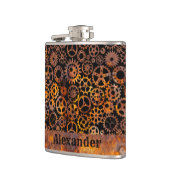 Kleiner Steampunker Individuelle Name Flachmann (Links)