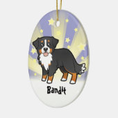Kleiner Stern Bernese Gebirgshund Keramikornament (Links)