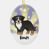 Kleiner Stern Bernese Gebirgshund Keramikornament (Hinten)