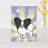 Kleiner Stern Papillon Karte (Gelbe Blume)