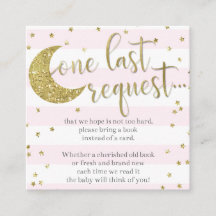 Kleiner Stern pink Bringen Sie ein Buch für Baby