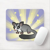 Kleiner Stern-Zuckergleiter Mousepad (Mit Mouse)