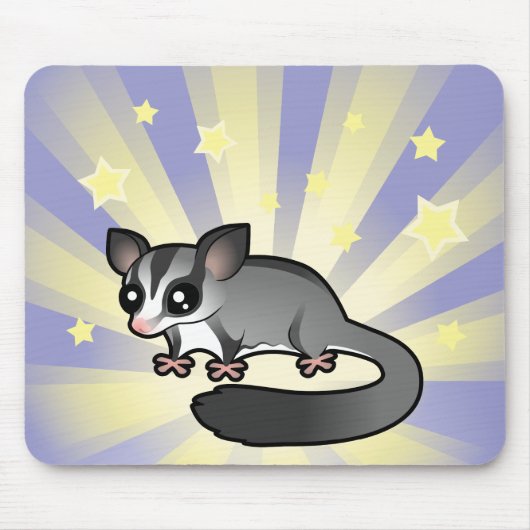 Kleiner Stern-Zuckergleiter Mousepad (Vorne)