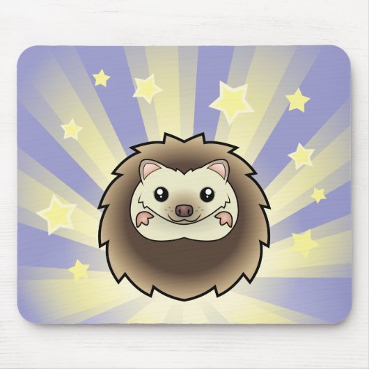 Kleiner Stern Zwergigel Mousepad (Vorne)