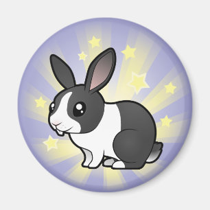 Kleiner Sternenhase (flauschiges Ohr, glattes Fell Magnet