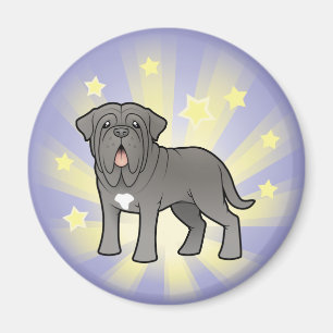 Kleiner Sternneapolitanischer Mastiff Magnet