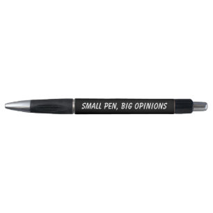 Kleiner Stift, große Meinungen Lustiger Humor Sp Kugelschreiber