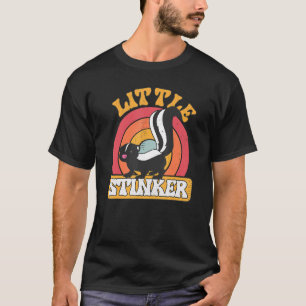 Kleiner Stinker Stinktier Retro Vintage Stinktier T-Shirt